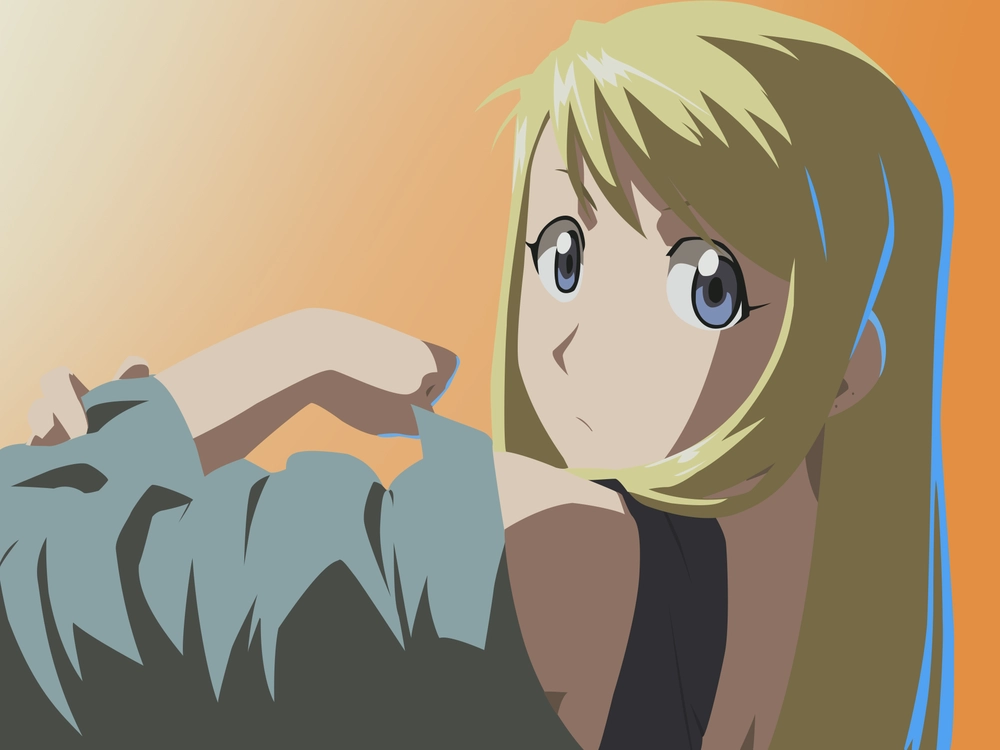 ảnh winry rockbell dễ thương