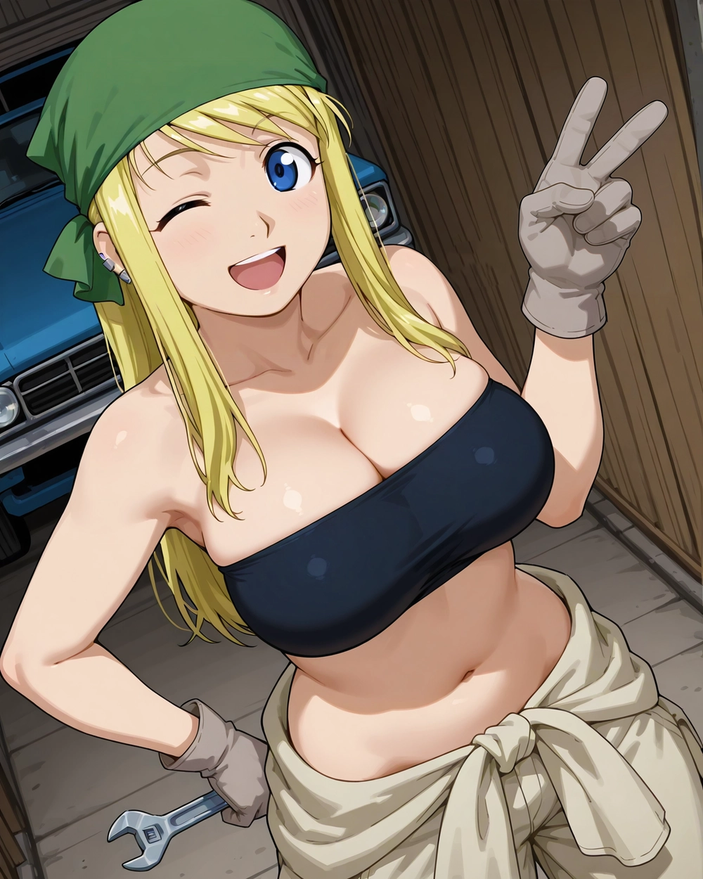 ảnh winry rockbell cười dễ thương