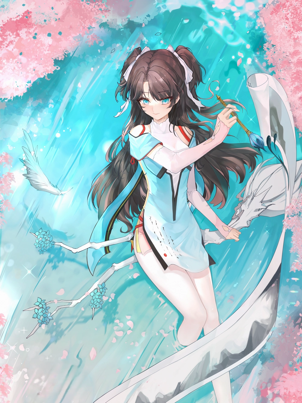 hình zhezhi wuwa nền sáng