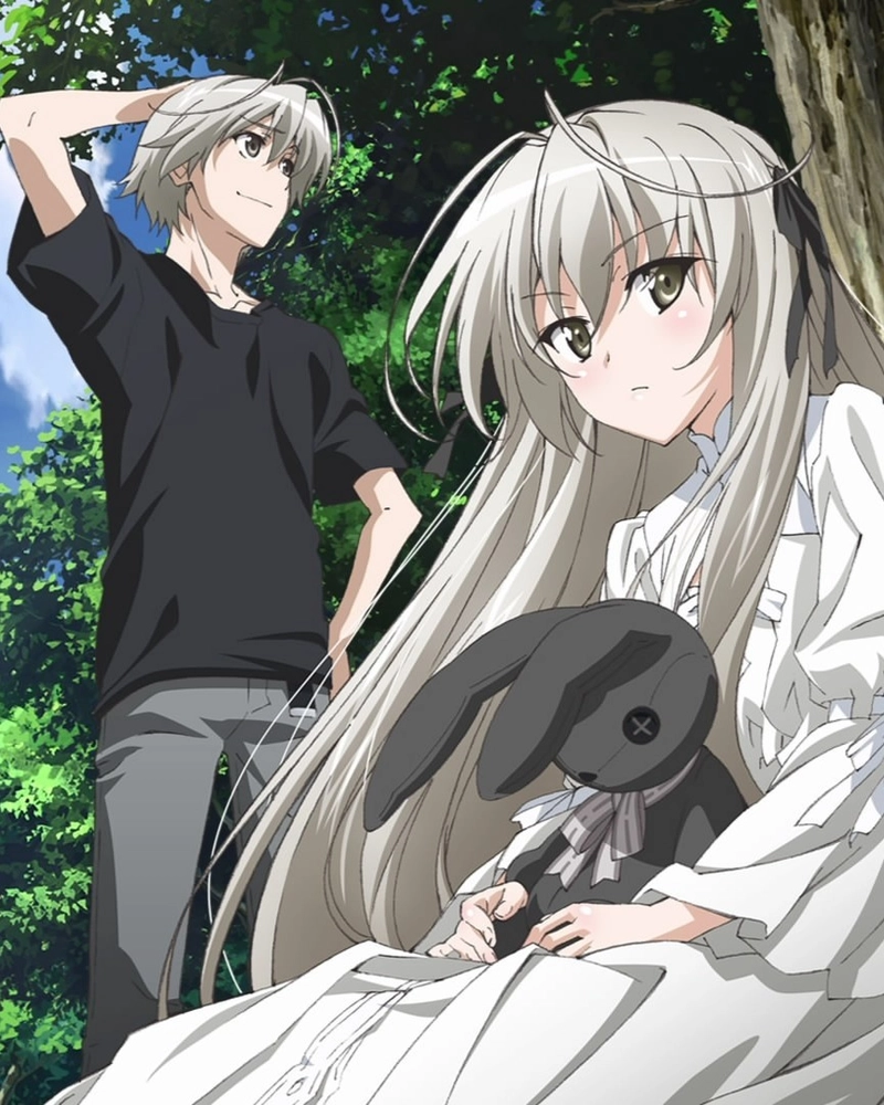 ảnh haruka và sora ngồi