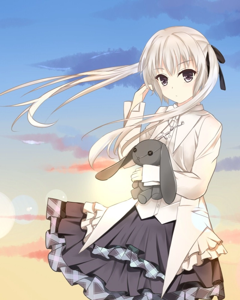 ảnh anime yosuga no sora sora tóc dài