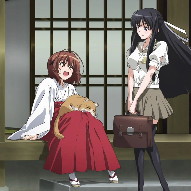 ảnh anime yosuga no sora sora bên cửa