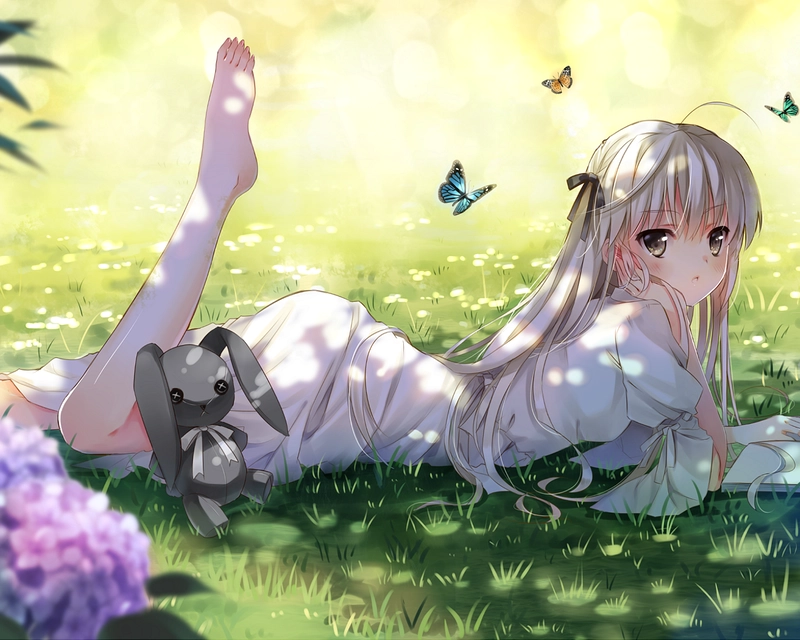 ảnh anime yosuga no sora nao buồn khóc