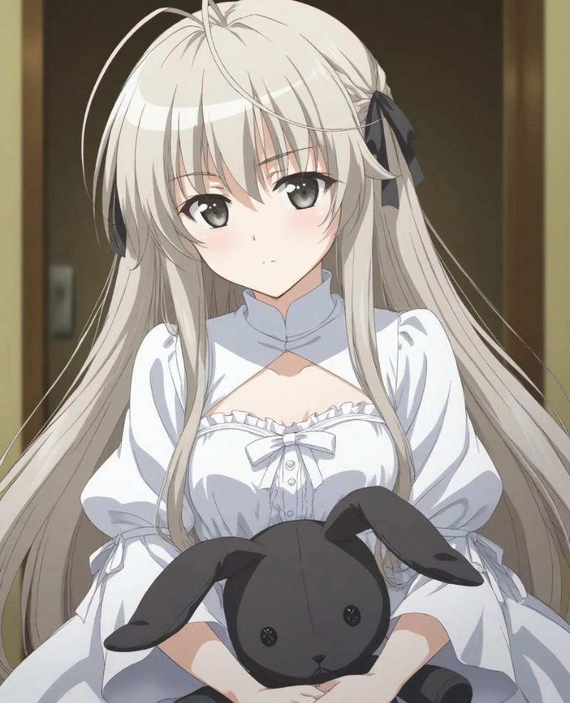 ảnh anime yosuga no sora sora ngồi buồn