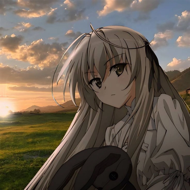 ảnh anime yosuga no sora dễ thương