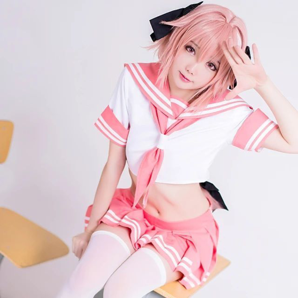 hình cosplay Astolfo độc đáo