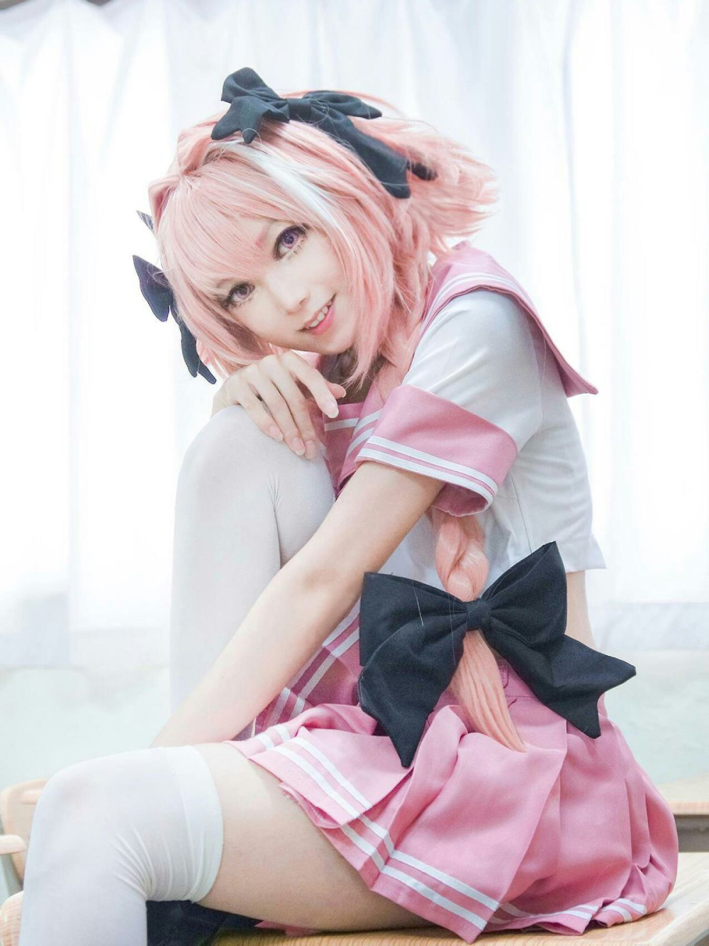 ảnh cosplay Astolfo kiểu chibi