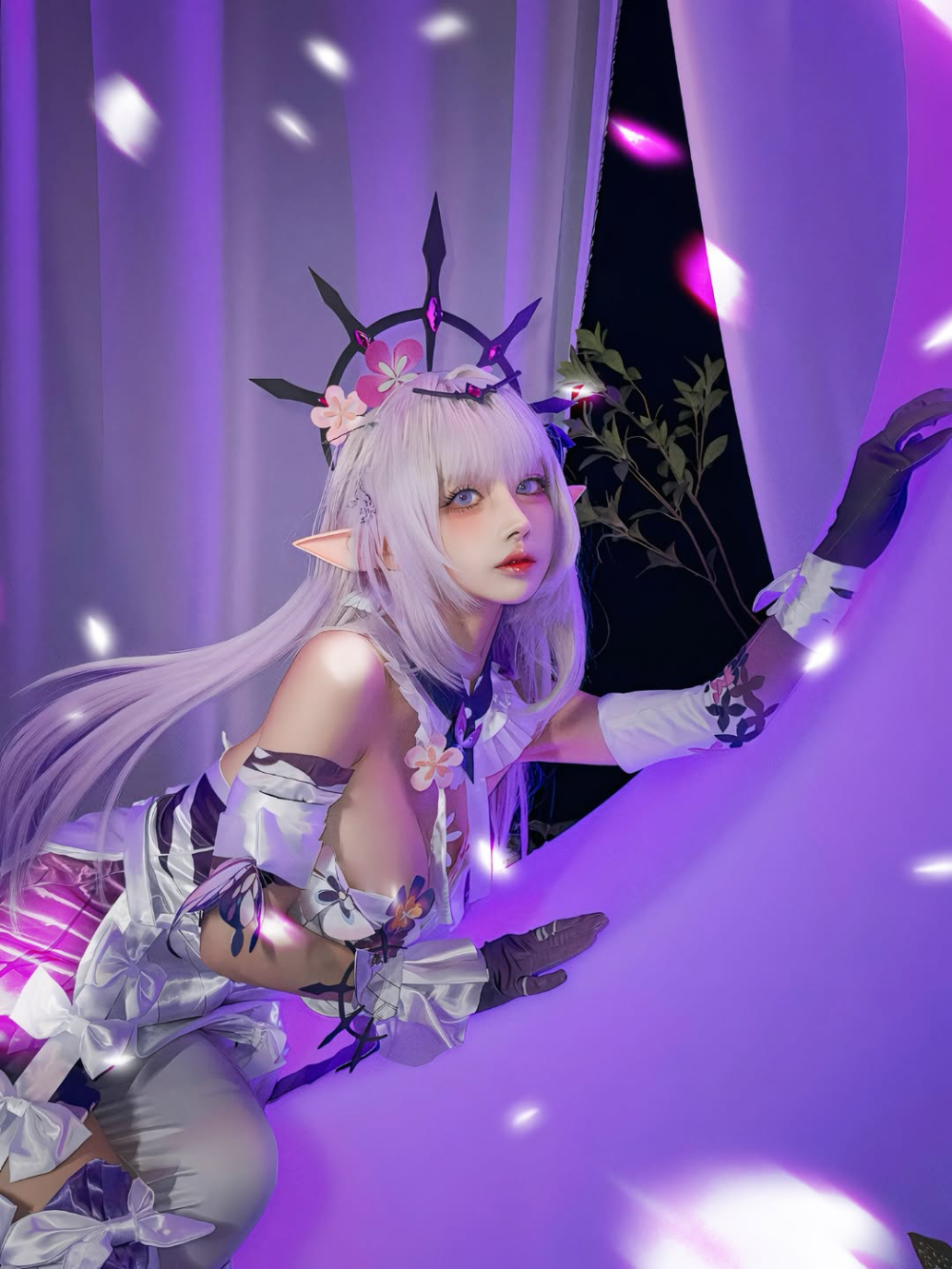 ảnh cosplay castorice game honkai star rail 