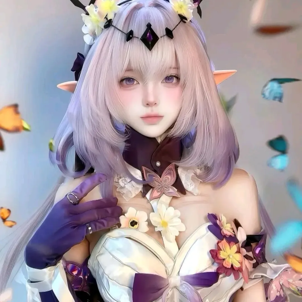 ảnh chụp cosplay castorice honkai star rail