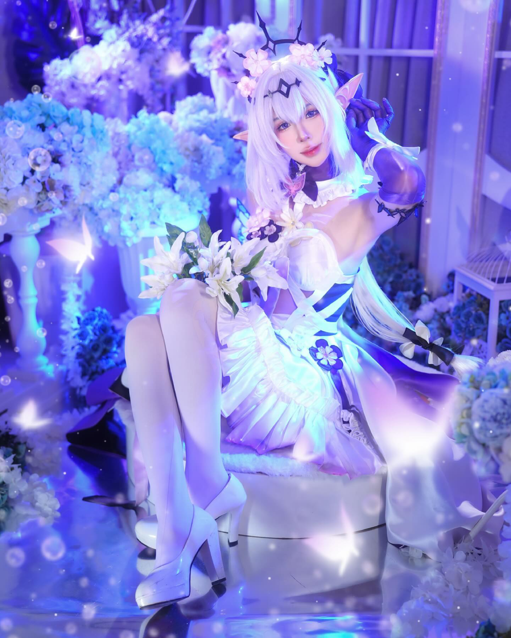 hình cosplay castorice hsr cực chất