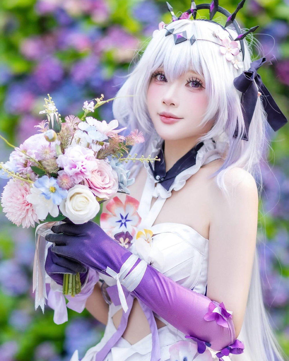 hình cosplay castorice hsr