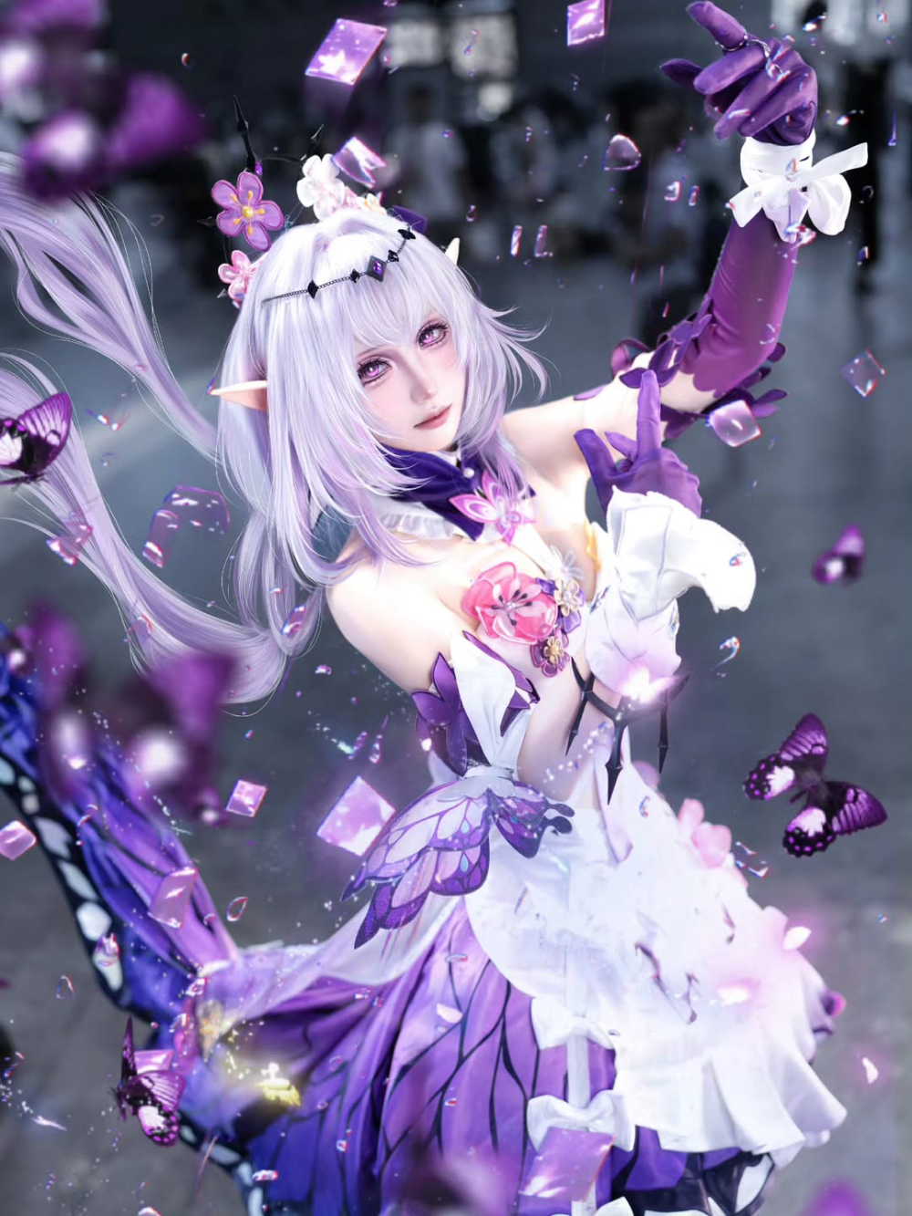 hình castorice cosplay trong honkai star rail 