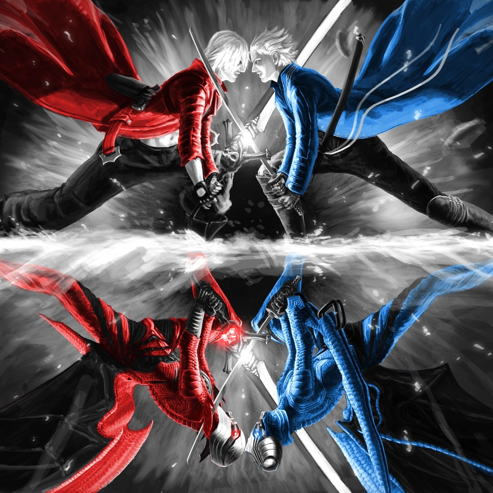 ảnh fanart devil may cry anime ngầu đẹp