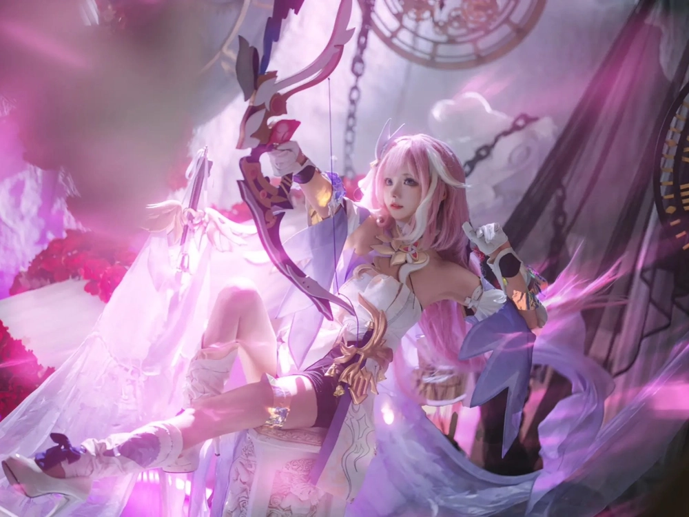 cosplay elysia phong cách ngây thơ