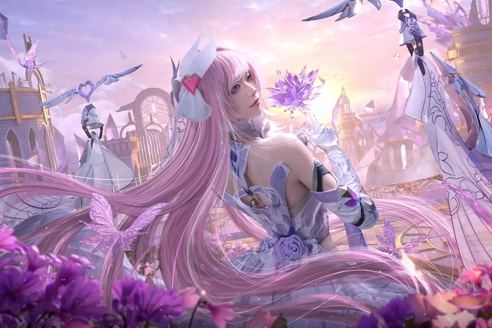 Ảnh đẹp elysia cosplay honkai