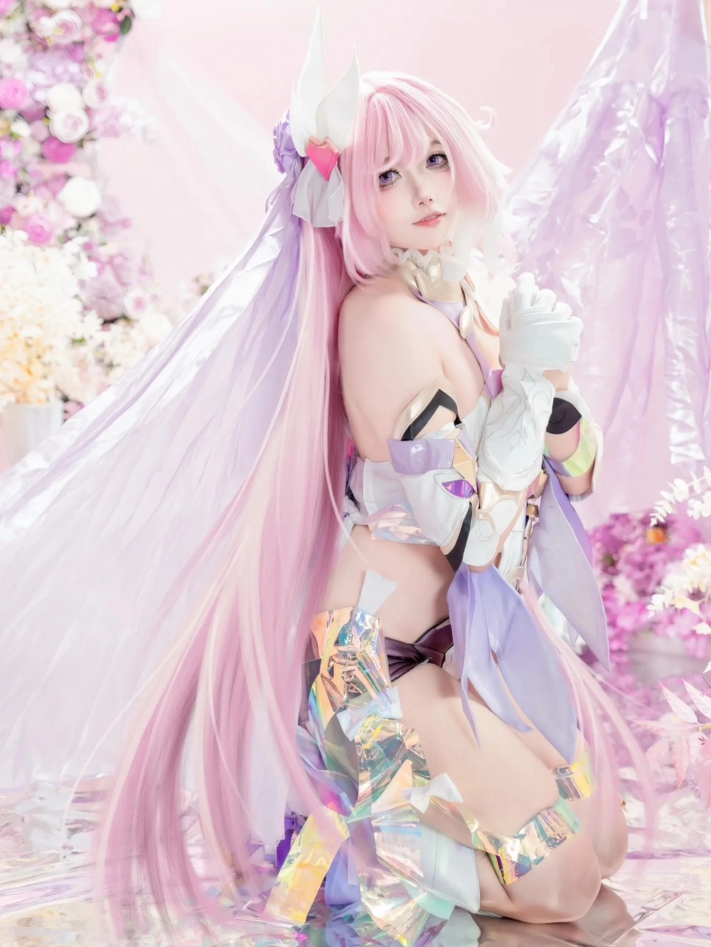 cosplay elysia phiên bản dễ thương