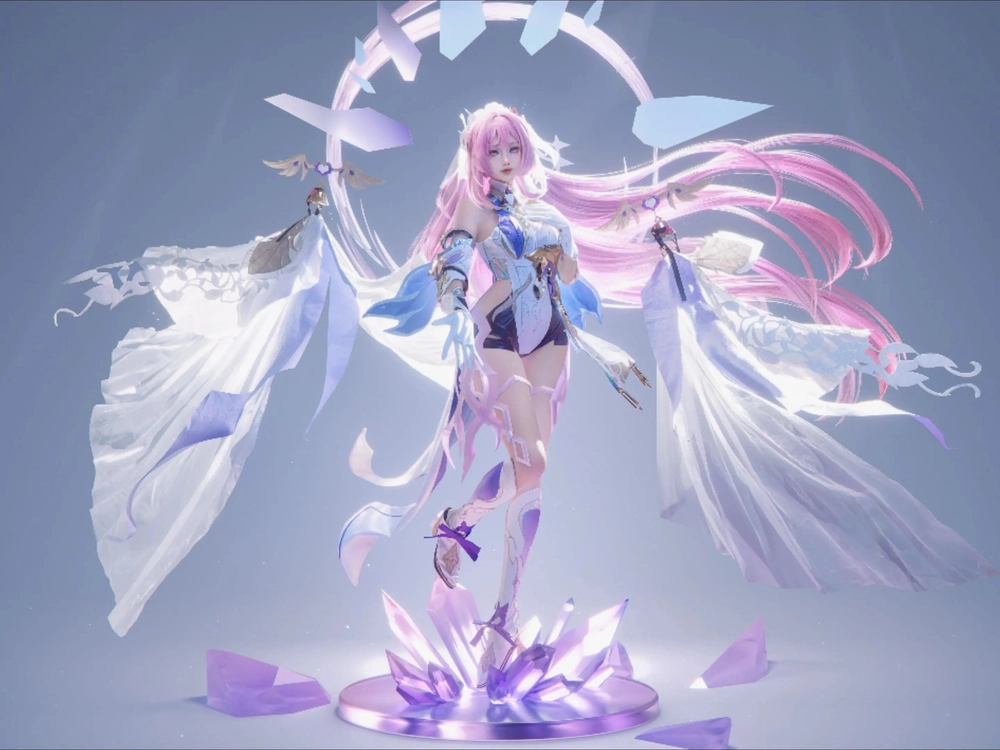 honkai elysia cosplay đẹp hút hồn