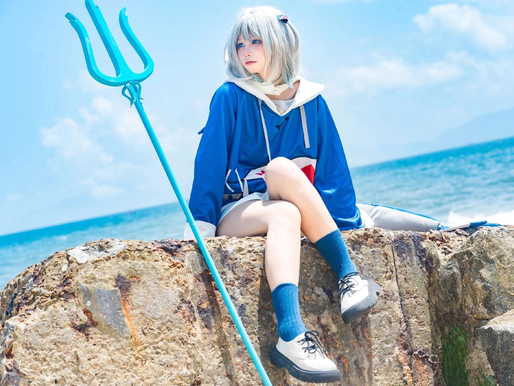 Cosplay Gura phong cách anime