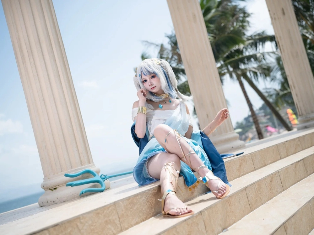 Cosplay Gura phong cách cute