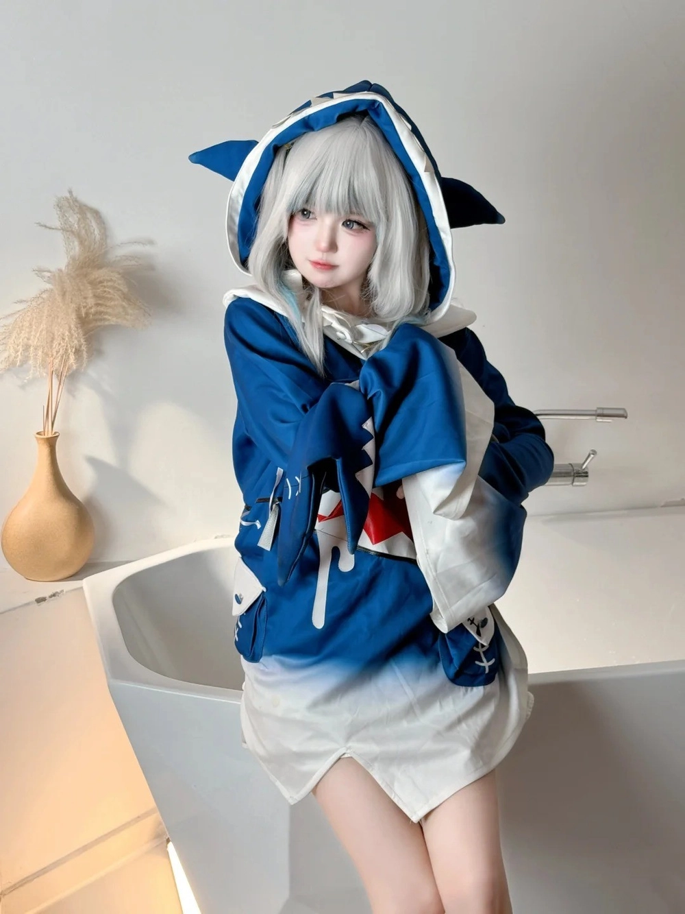Cosplay anime Gura phong cách đáng yêu