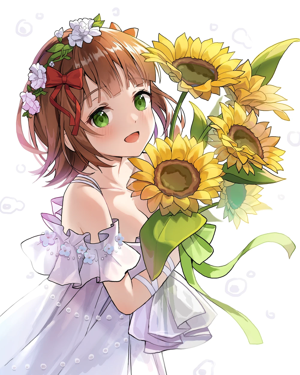 hình ảnh hoa hướng dương anime
