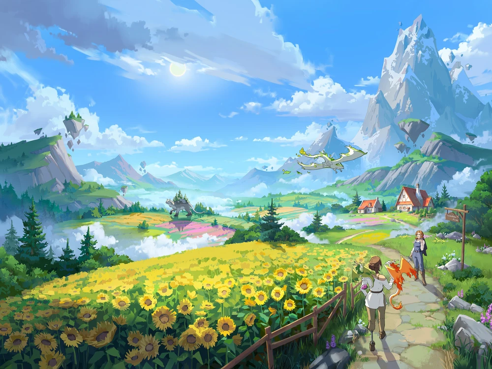 hoa hướng dương anime 2