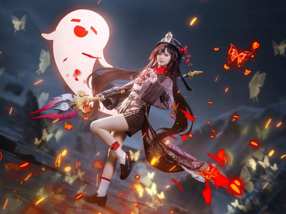 cosplay hutao hoá trang