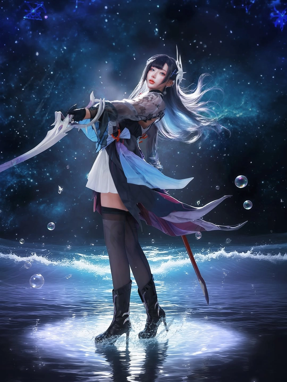 cosplay hsr hysilens hình sinh động