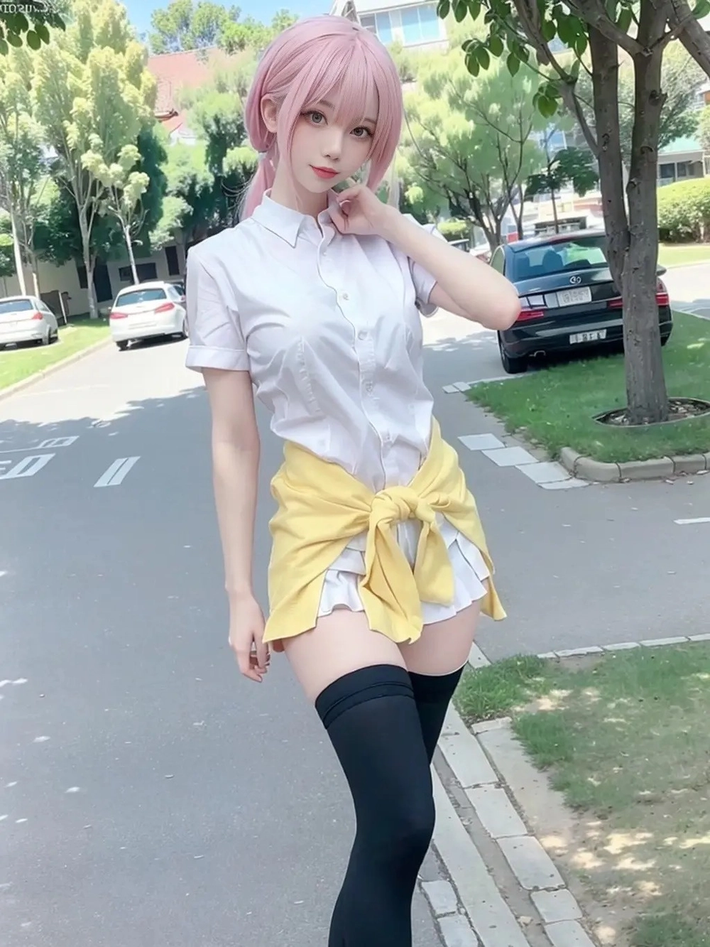 cosplay ichika phiên bản học sinh