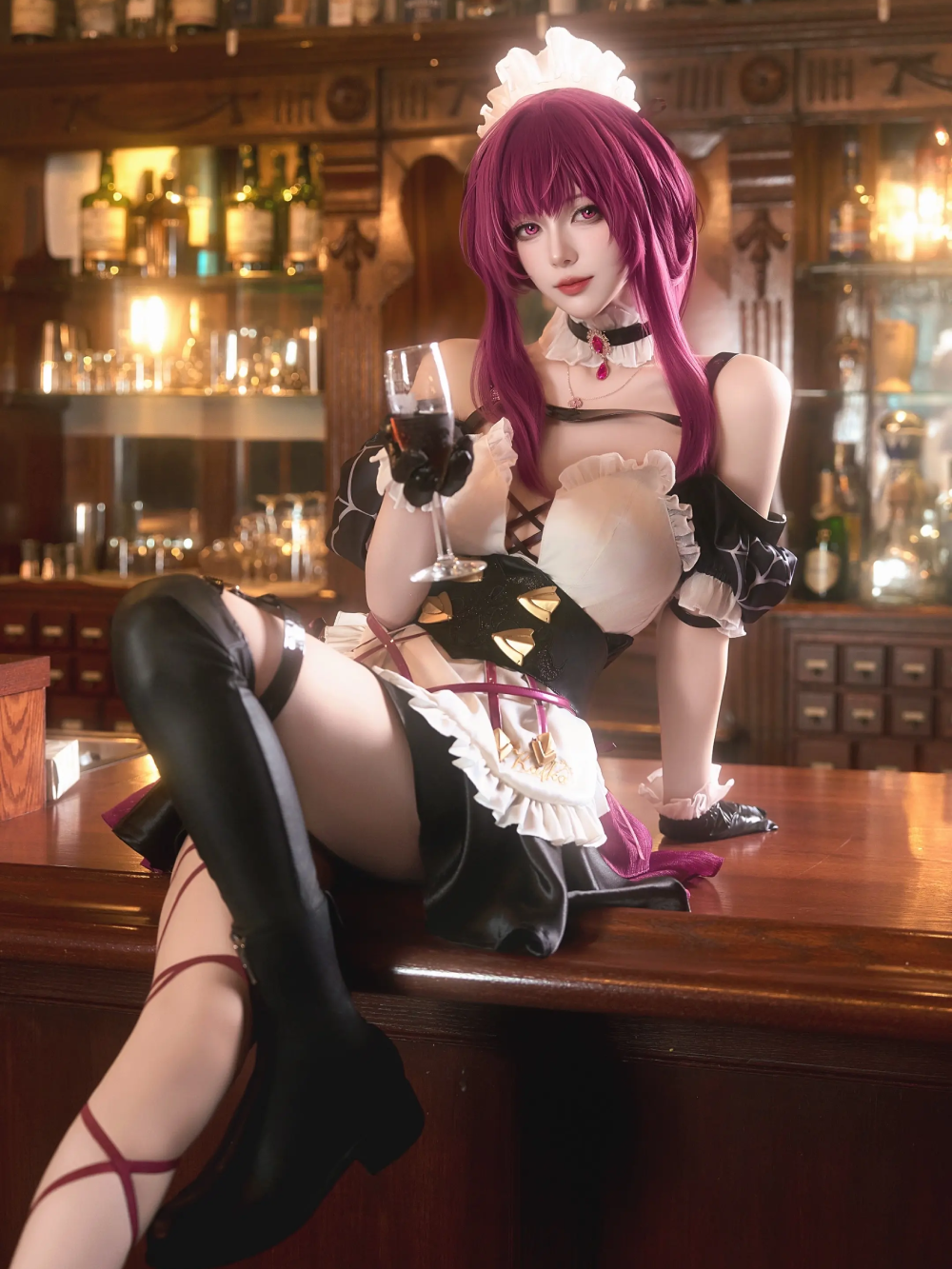 ảnh game honkai kafka cosplay