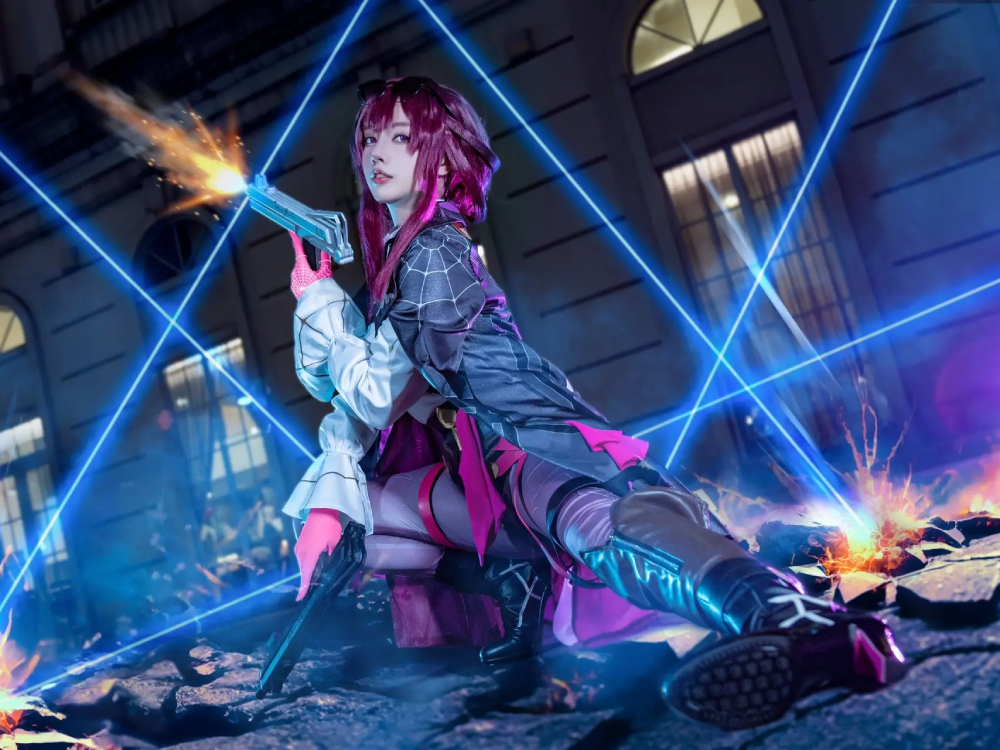 ảnh cosplay kafka hsr cực ngầu