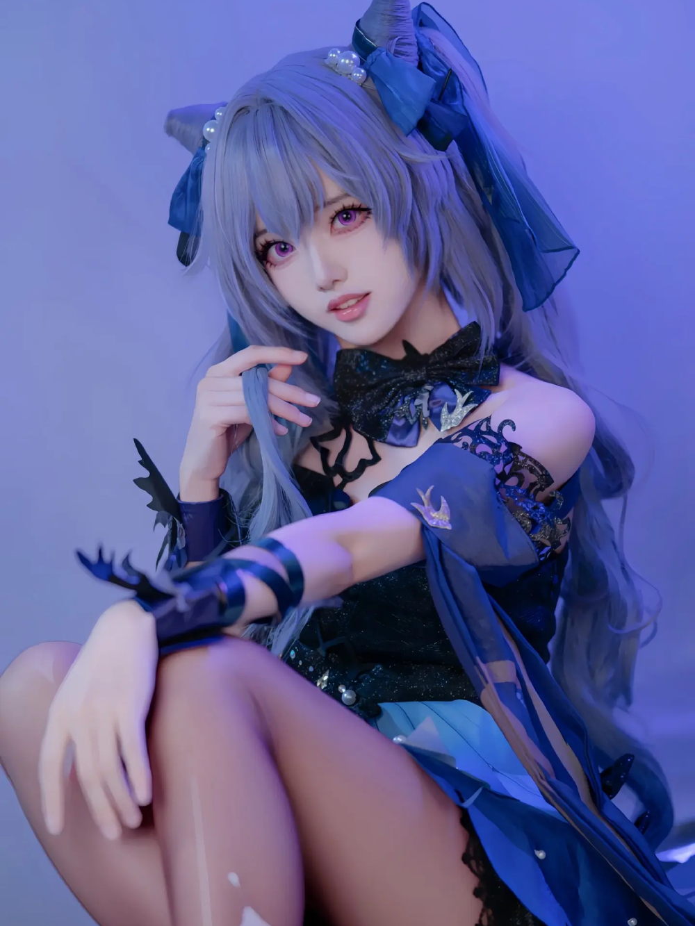 keqing cosplay girl