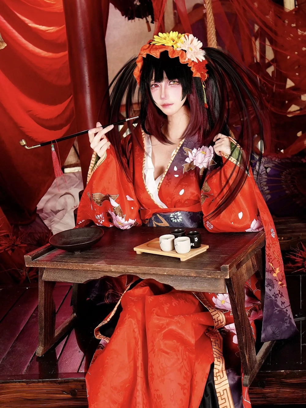 Ảnh Kurumi Tokisaki cosplay đẹp mắt