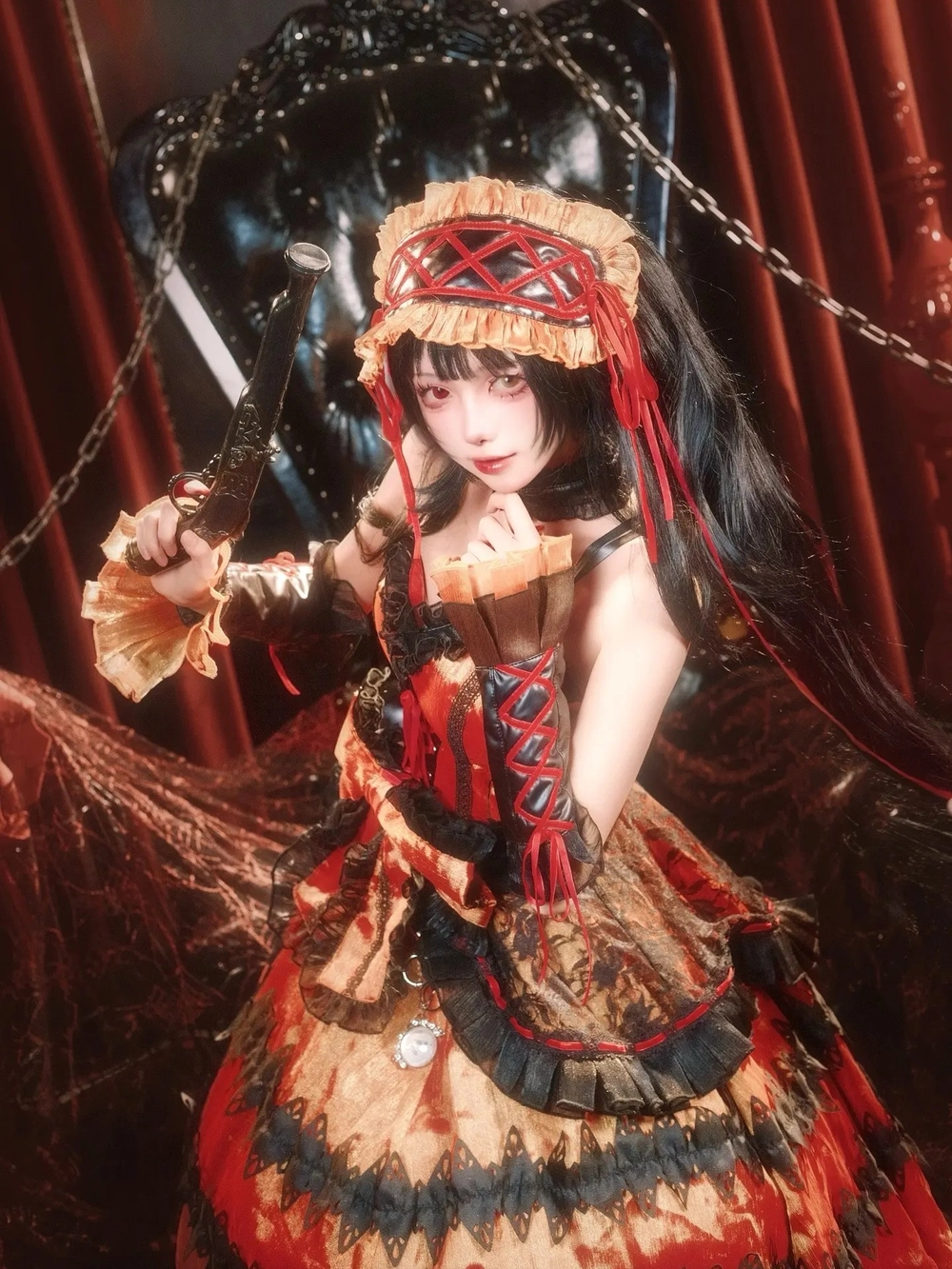 Hình Kurumi Tokisaki cosplay cute