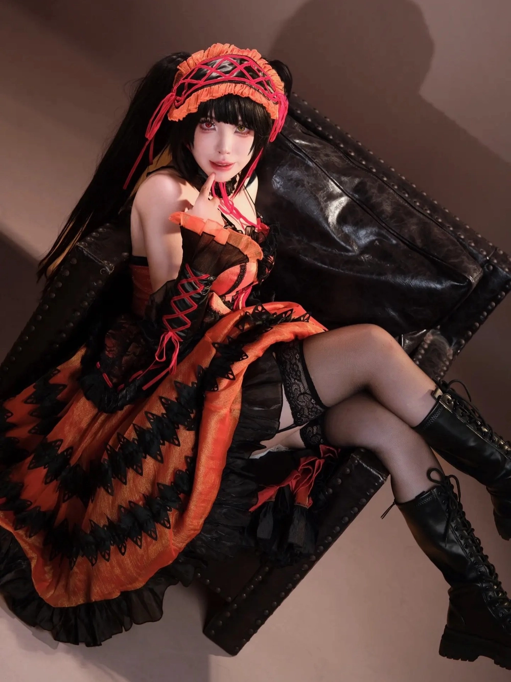 Hình cosplay Kurumi dễ thương HD