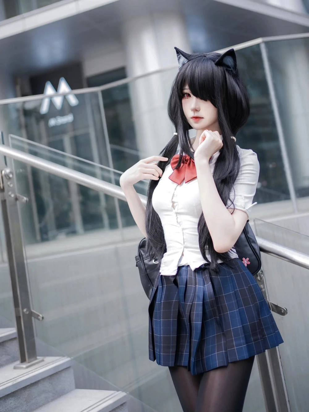 Ảnh Kurumi cosplay góc chụp nghệ thuật