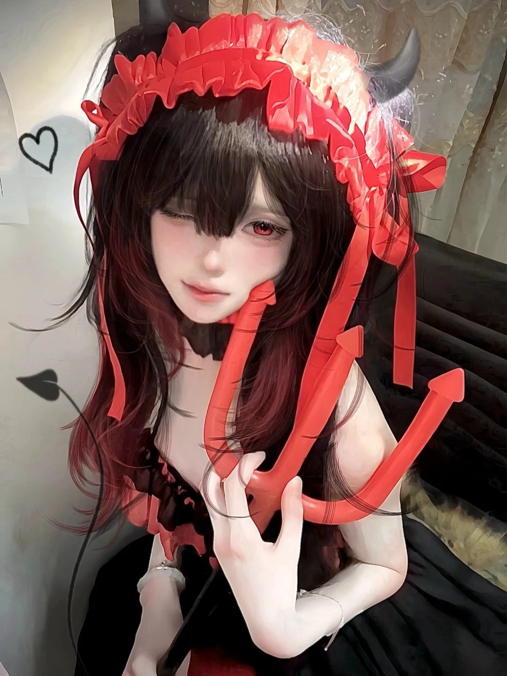 Ảnh Kurumi cosplay hóa trang Halloween