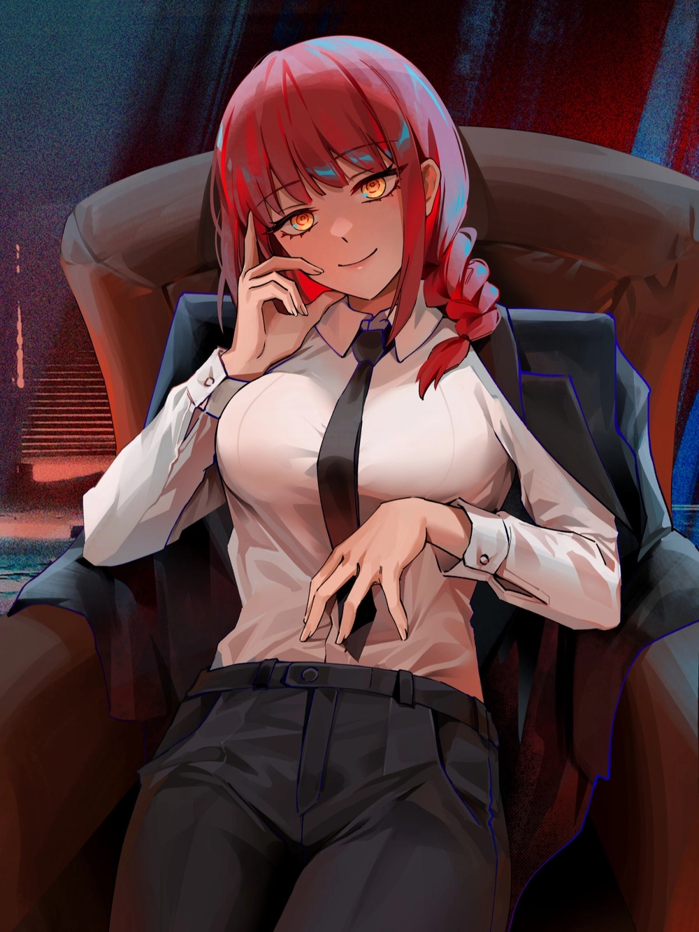 makima anime background đẹp mắt