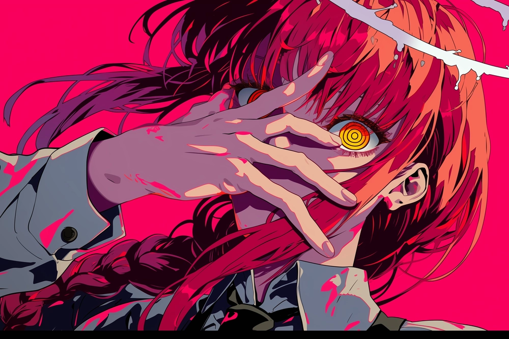 makima manga art đẹp cuốn hút