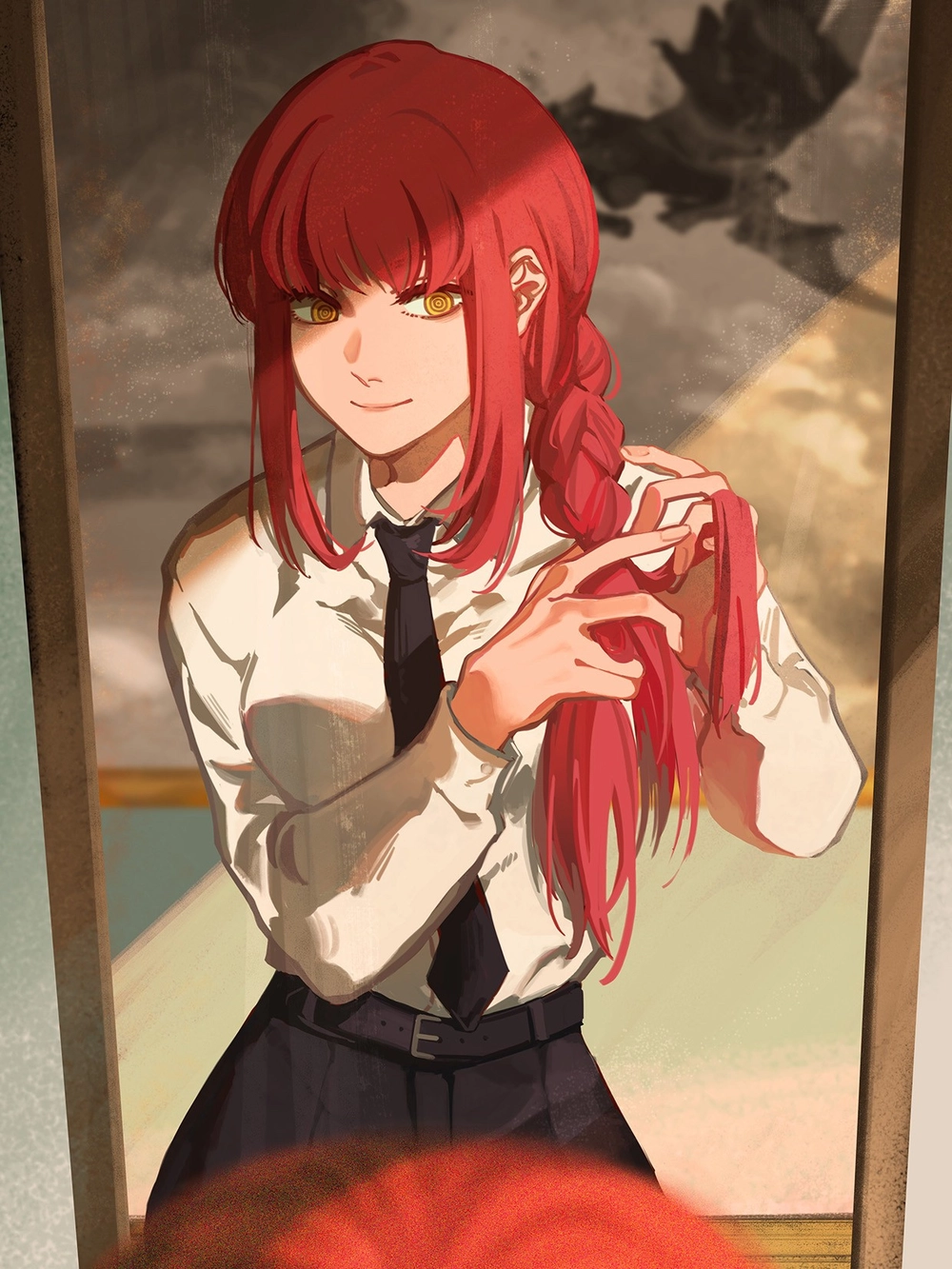 makima 4k ảnh nền điện thoại