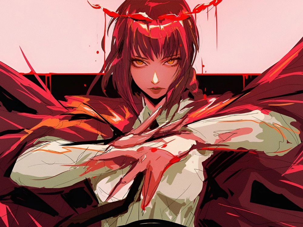 makima manga fanart cuốn hút