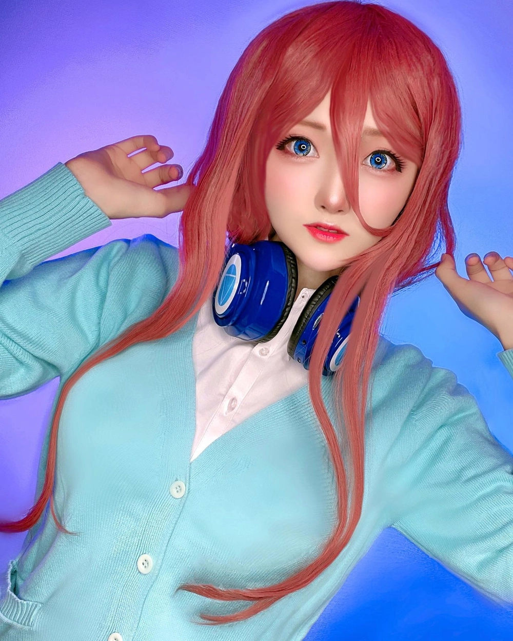 ảnh cosplay Nino Nakano đáng yêu