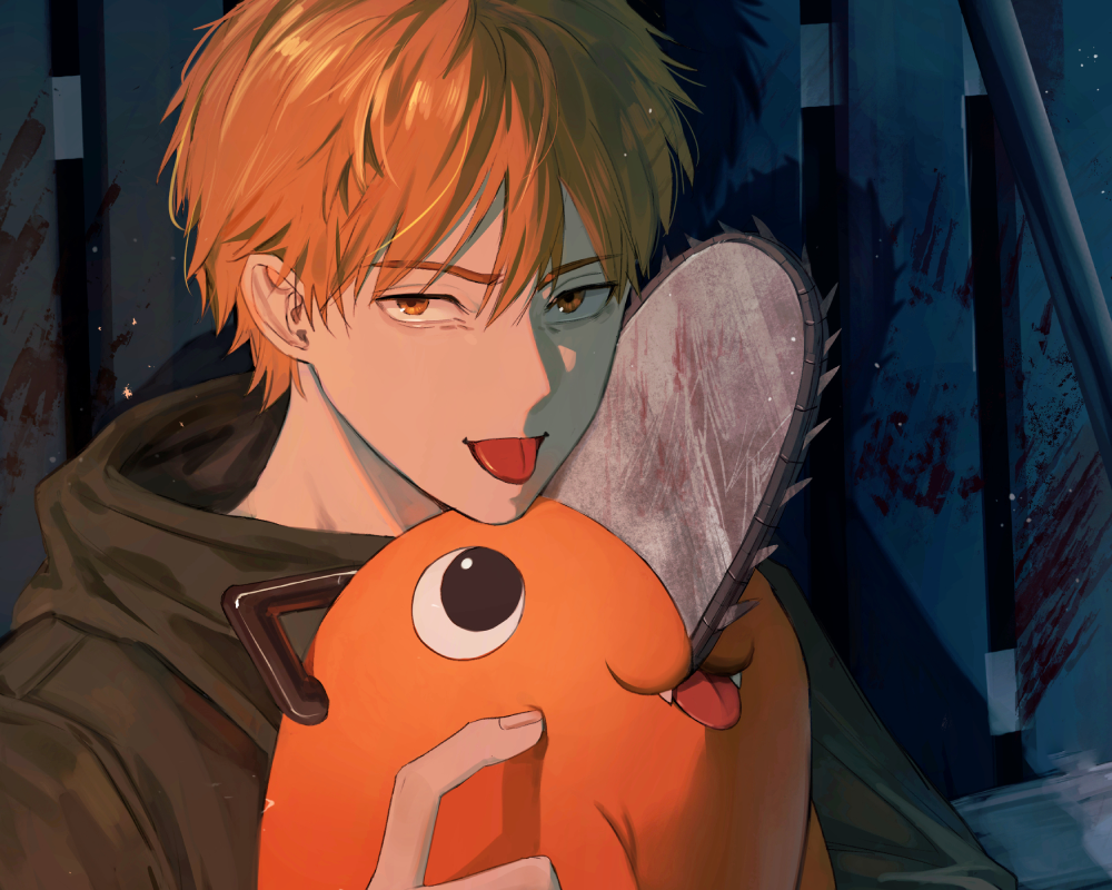 hình pochita wallpaper 4k