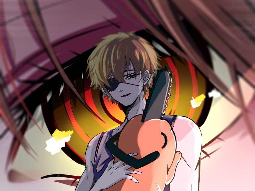 nhân vật pochita trong manga chainsaw man