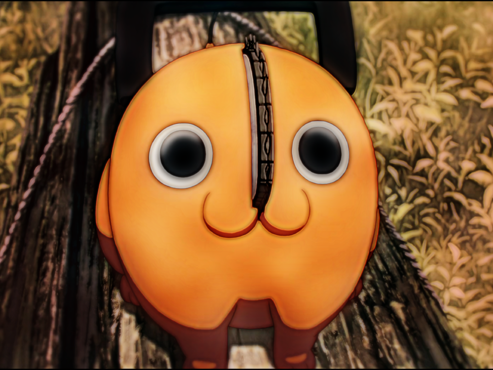 biểu cảm ngộ nghĩnh của pochita