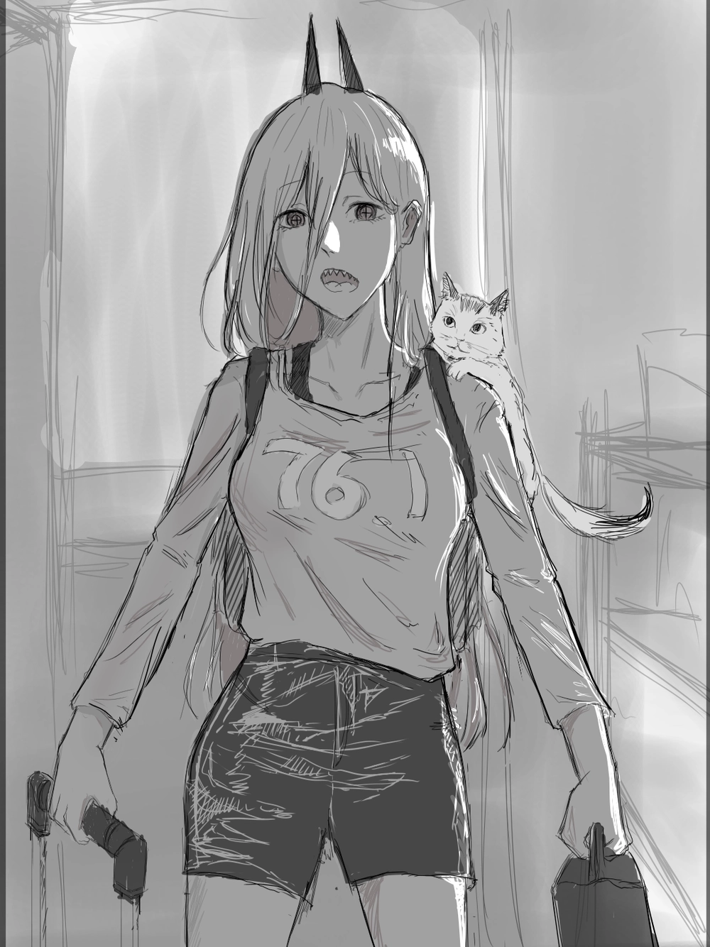 ảnh nữ power chainsaw man anime