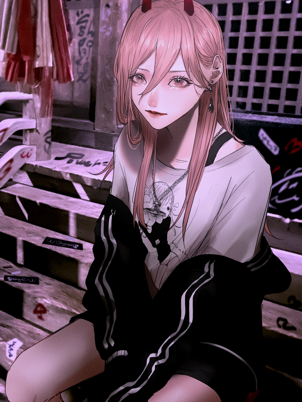 ảnh chainsaw man power siêu ngầu