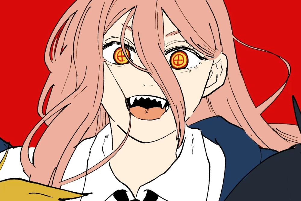 ảnh nghệ thuật power chainsaw man