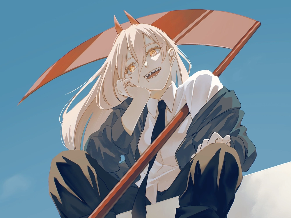 hình power chainsaw man art