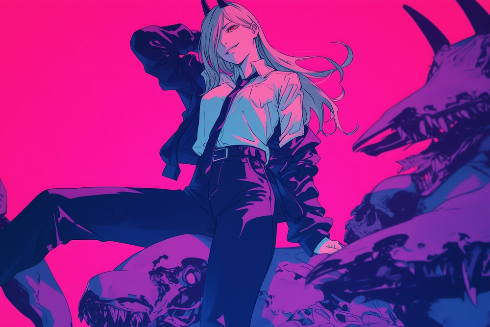 ảnh power chainsaw man 4k